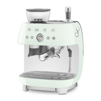 SMEG 50s Retro Style Semi-Automatic Espresso Coffee Machine with Grinder