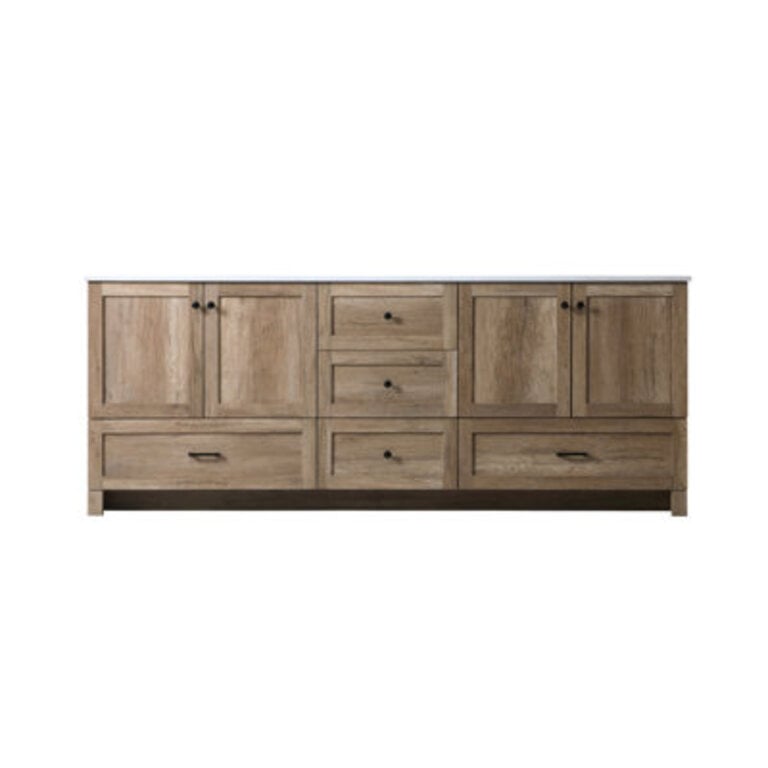 Soma 84 Double Bathroom Vanity with Engineered Marble Top