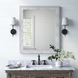 Uecker Solid Wood Rectangle Mirror