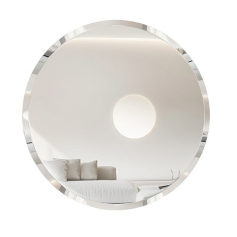 Frameless Round Circle Beveled Wall Glass Mirror Bathroom Vanity Mirror