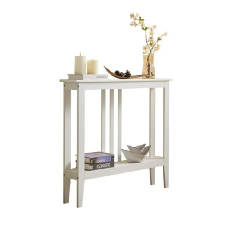 Aubreyana Entryway Table - Narrow Console Table - Console Table with Storage - Hallway Decor - Wood Console Tables for Entryway - Narrow Console Sofa Side Table