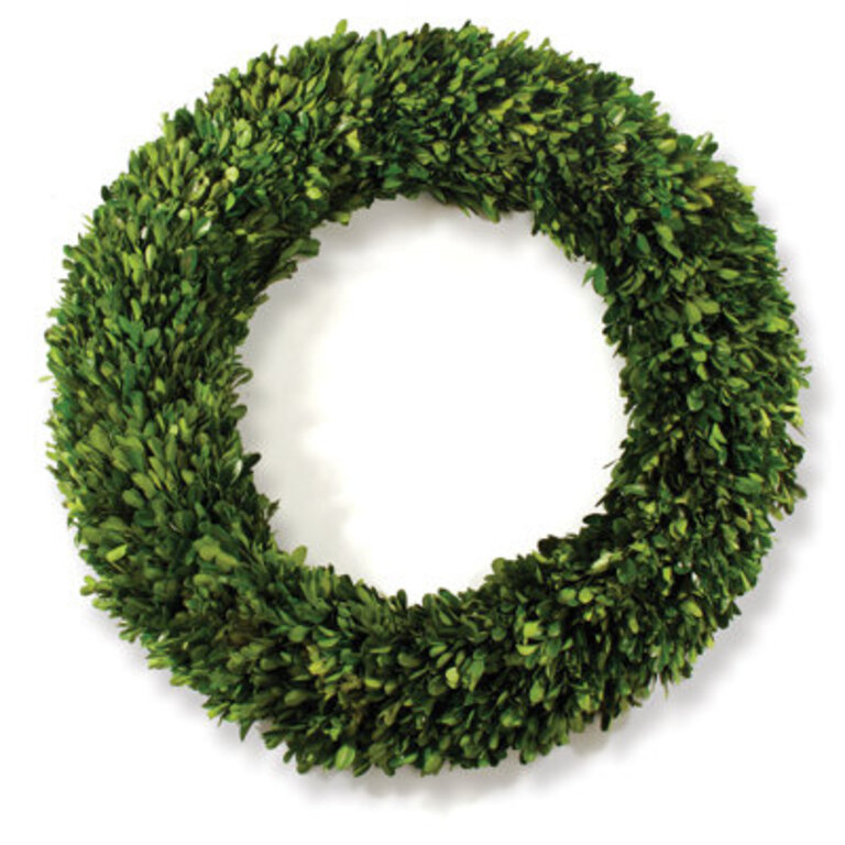 Alby Preserved Boxwood Wreath