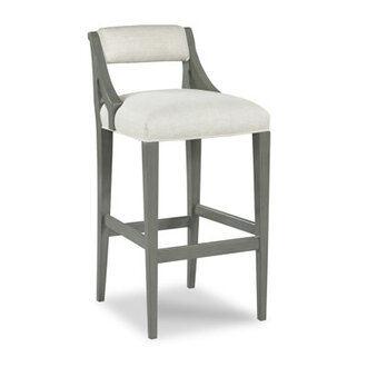 Georgian Upholstered Counter Stool