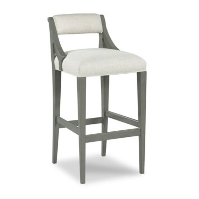 Georgian Upholstered Counter Stool