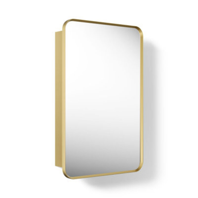 Verdera Surface Mount or Recessed Rectangular Framed Medicine Cabinet