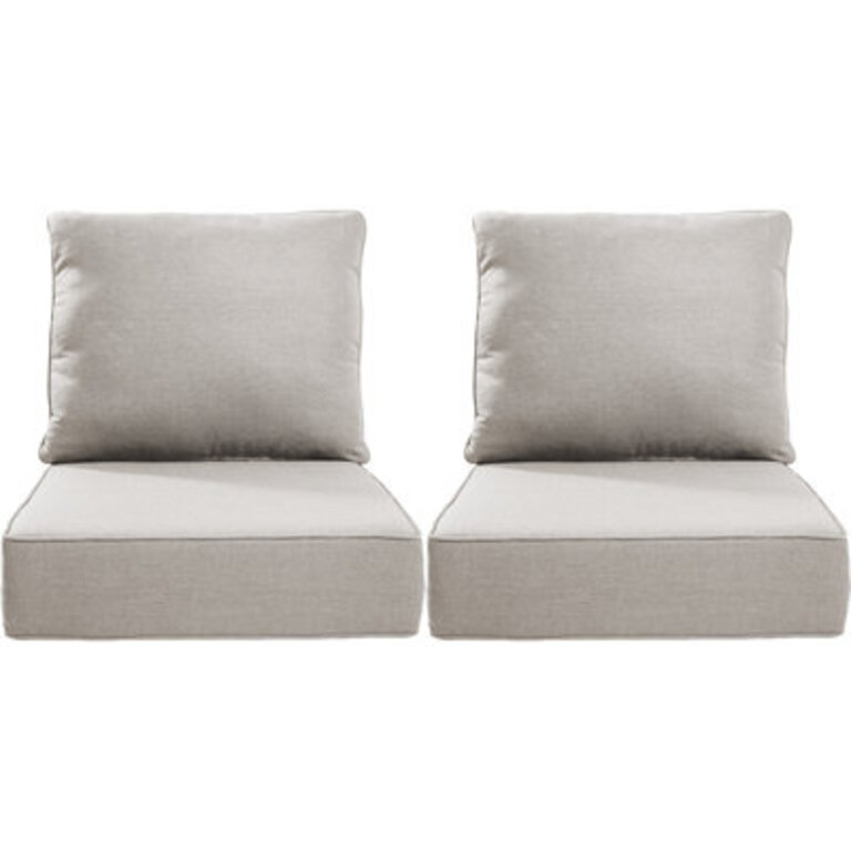 Deb Weather-Resistant Polyester Seat and Back Cushion Set