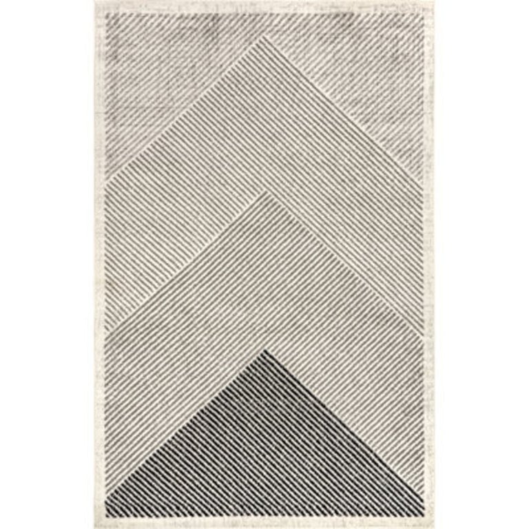 Modern Mountain Striped Area Rug