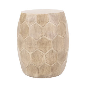 Salina 1525 W Concrete Round Outdoor Side Table