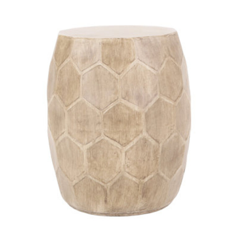 Salina 1525 W Concrete Round Outdoor Side Table