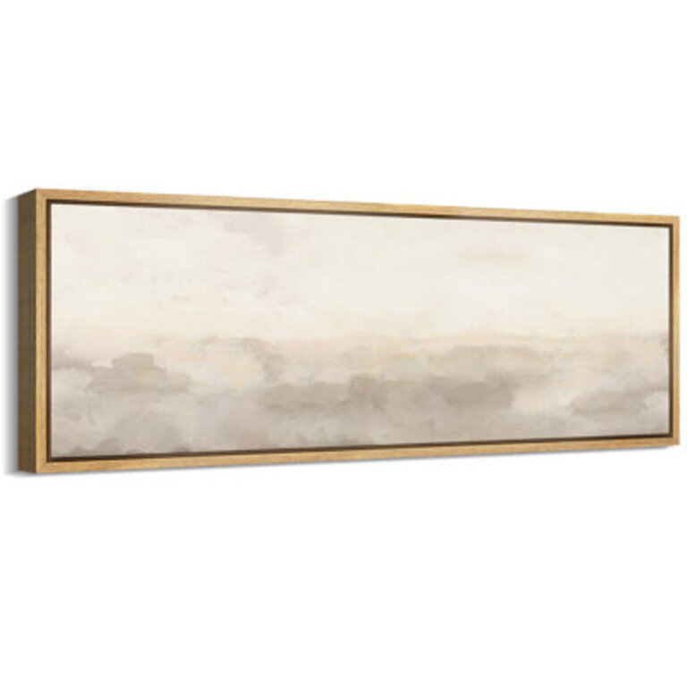 Minimal Landscape Muted Abstract Calm  Serene Artwork Neutral Simple Wall Pictures Extra Large Framed Canvas Giclee Print Wall Art