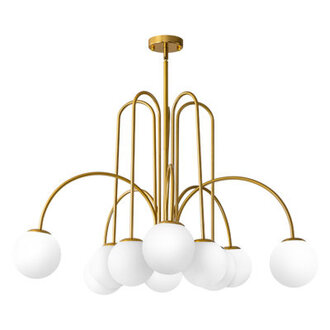 Bradrick 10 - Light Sputnik Glass Bubble Chandelier for Dinning Room
