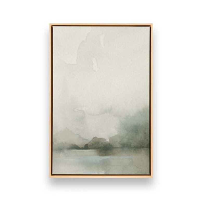 Muted Green Tranquility II Canvas Print