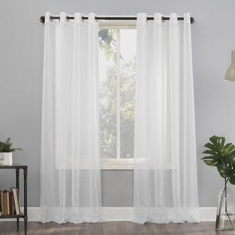 Sheer Grommet Single Curtain Panel - Basics by Wayfair