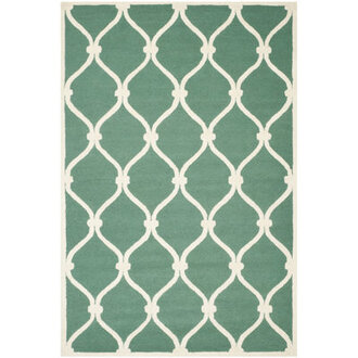 Cannen Hand Tufted Wool Geometric Rug