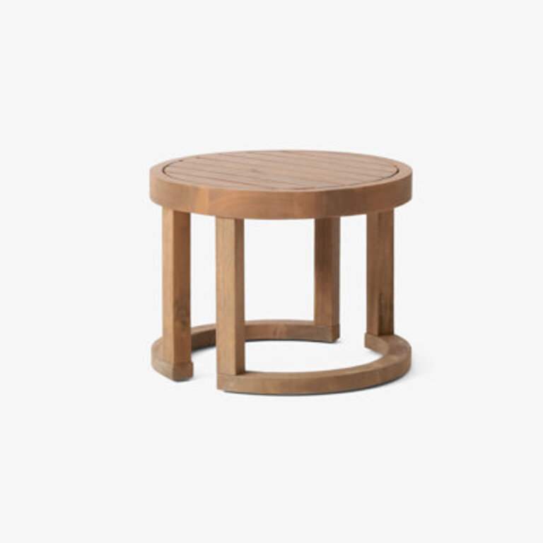 Thurmont Wooden Side Table Solid Side Table for Patio Pool PorchOutdoor Coffee Table