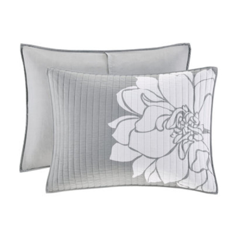 Lola Floral 6 Piece Reversible Cotton Quilt Set
