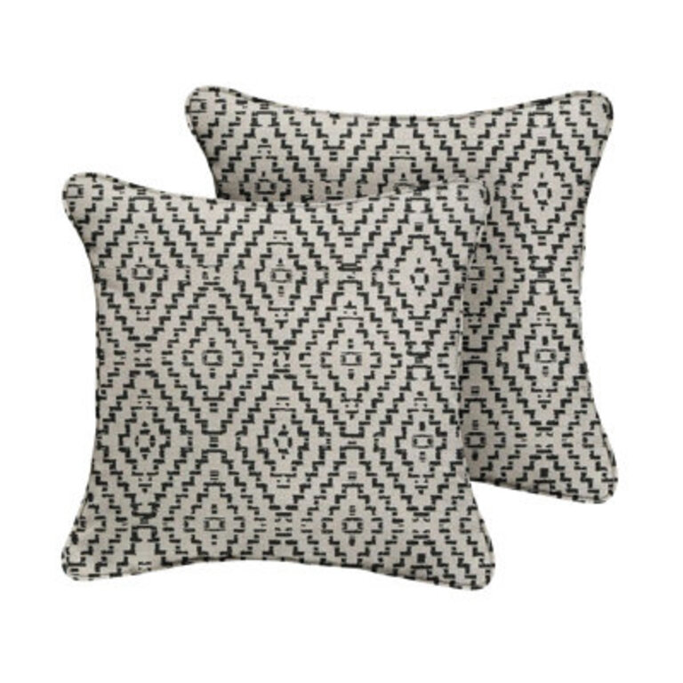 New Sunbrella 2023 Geometric Sunbrella Outdoor Throw Pillow