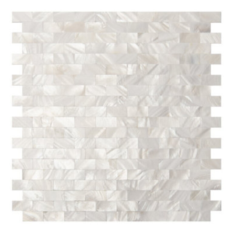 118X118 Seashell Mosaic Wall TilePack of 10