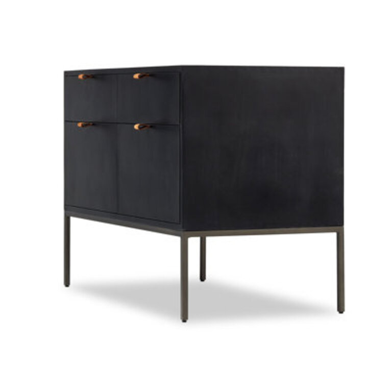 Loki 45 Wide 4 -Drawer Solid Wood File Cabinet