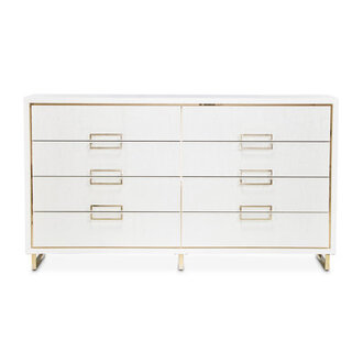 Palm Gate Dresser - Cloud White