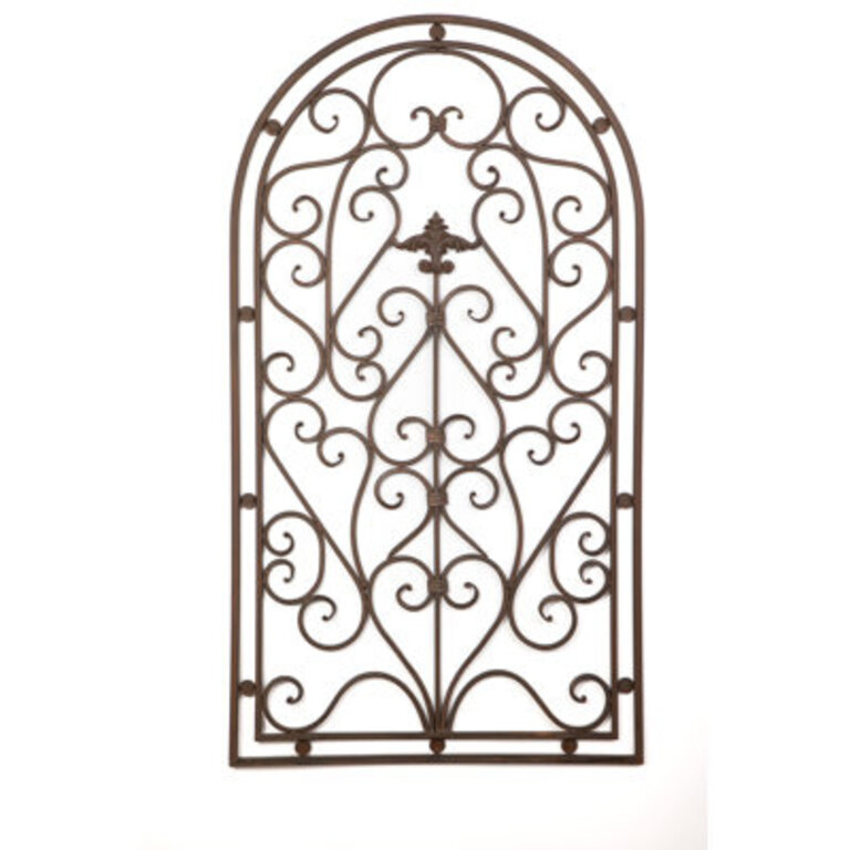 Traditional Plants  Flowers Wall Decor on Metal