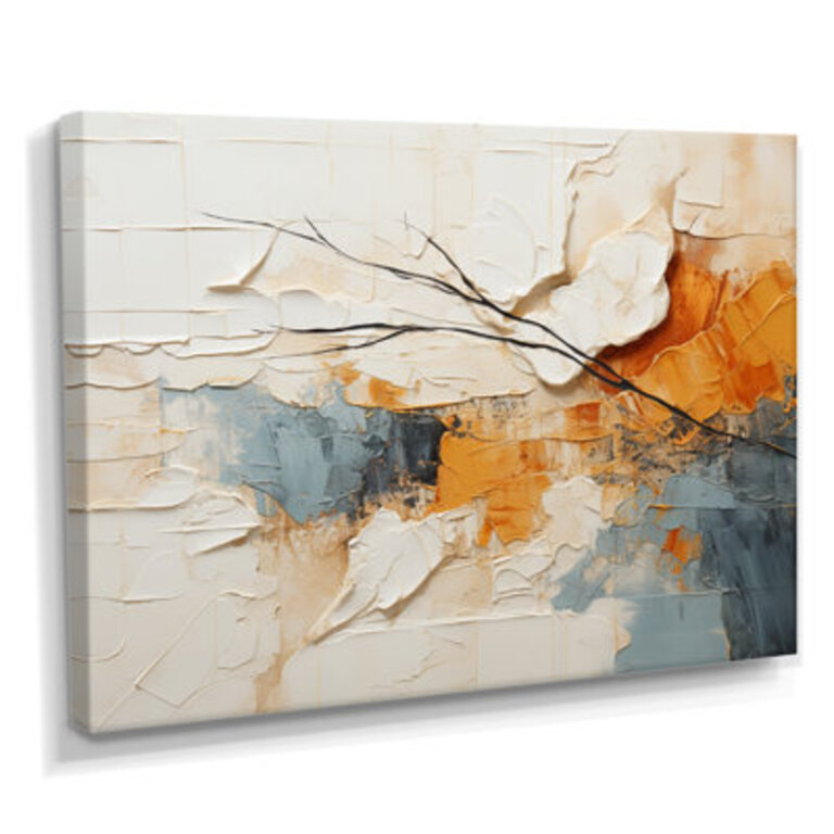Minimalism Modern Scandinavian Serenity Canvas Painting Print