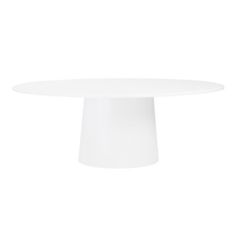 Adara Oval Dining Table Base In Oak