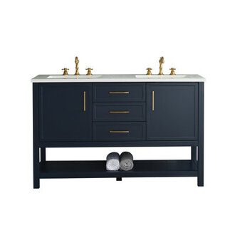 Vicini 54 Double Bathroom Vanity Set