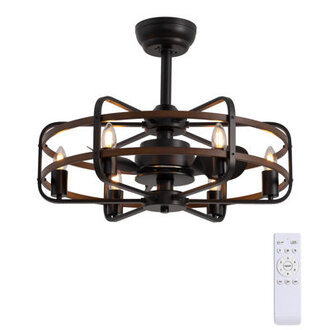 Copper 248 Caged Farmhouse Ceiling Fan