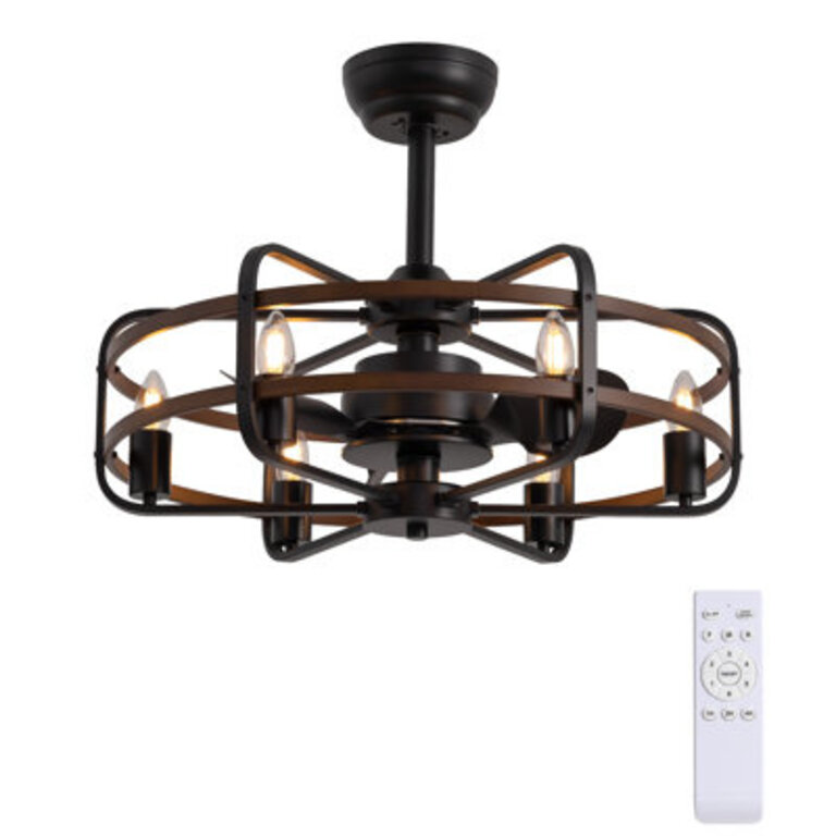 Copper 248 Caged Farmhouse Ceiling Fan