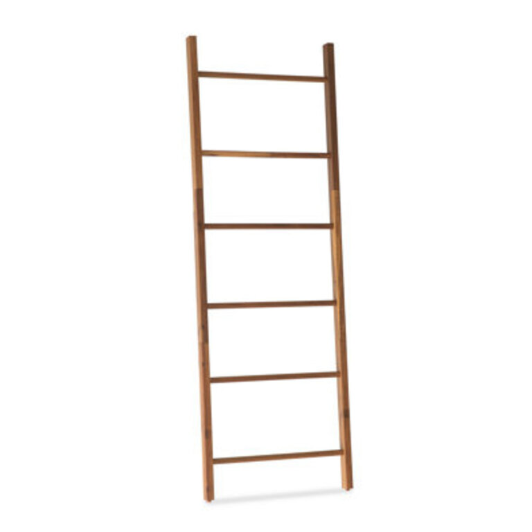 59 Inches Tall Solid Wood Blanket Ladder