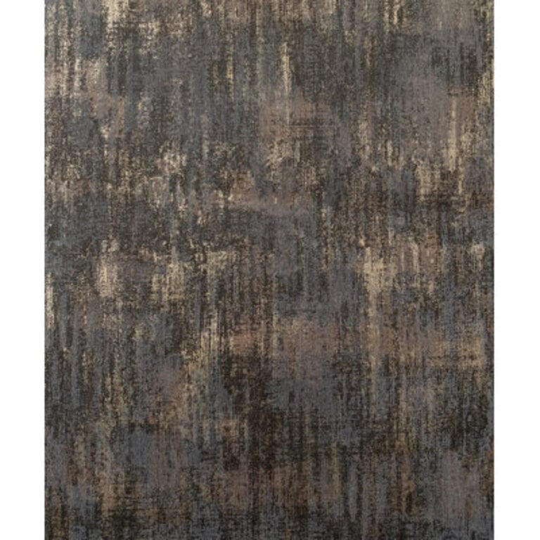 Charcoal Gold Distressed Metallic Peel And Stick Wallpaper 205W X 236L Self-Adhesive Texture