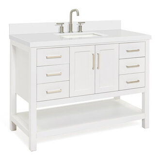 Moille Lequetta 49 Single Bathroom Vanity with 15 Top