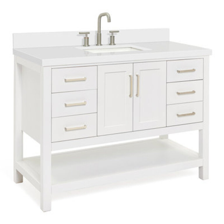 Moille Lequetta 49 Single Bathroom Vanity with 15 Top