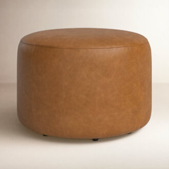 Danva Genuine Leather Ottoman