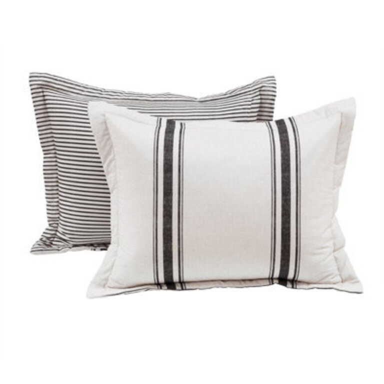 Standard Cotton 460 TC Reversible 3 Piece Duvet Cover Set