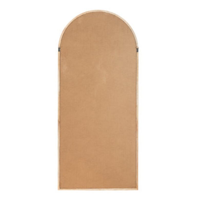 71 H x 31 W Solid Wood Window Pane Arch Full Length Mirror