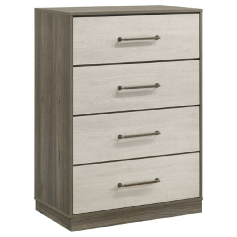 Litchfield 4-drawer Chest of Drawers Grey Oak