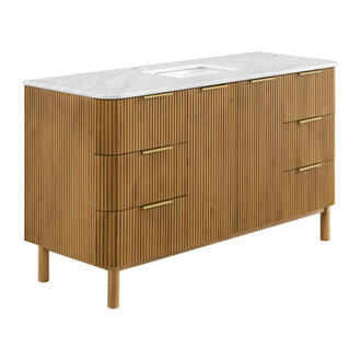 Nova 60 Marble Top Single Sink Vanity