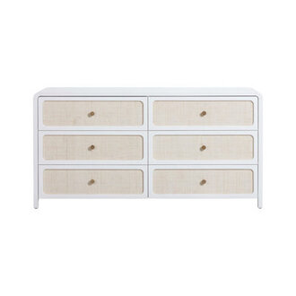 Billiot Patty Rattan 6 Drawer Dresser
