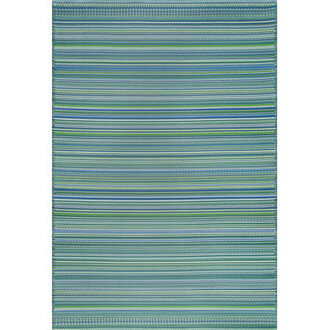 Ackley Striped Reversible Area Rug