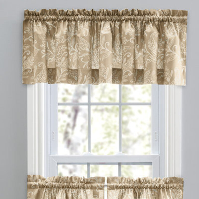 Sanita Cotton Floral Tailored Window Valance