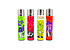 Clipper Clipper Refillable Lighter Psycho Mushrooms Design