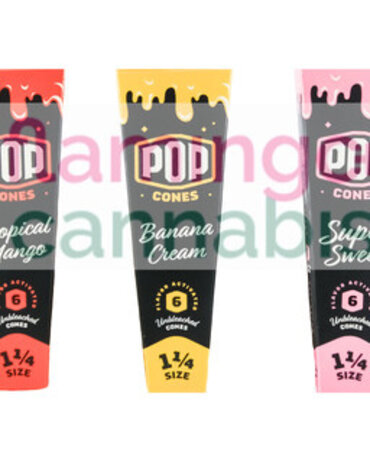 Pop Cones Pop Cones 1 1/4 Pre-Rolled Flavoured Cones