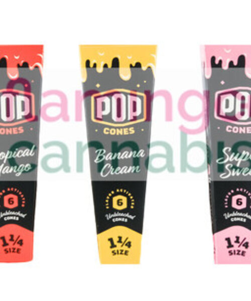 Pop Cones 1 1/4 Pre-Rolled Flavoured Cones