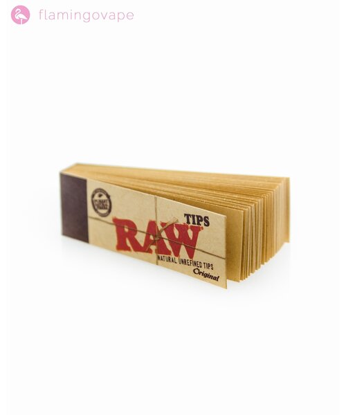 RAW Unbleached Tips 50 pack