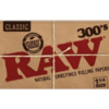 Raw Classic Unbleached 300s 1 1/4 Papers