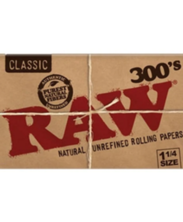 RAW Raw Classic Unbleached 300s 1 1/4 Papers