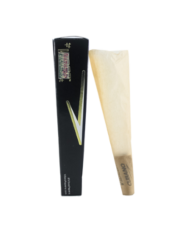 Vibes Vibes Ultra Thin Cubano Cannon Cone 8 Gram Capacity Single Cone (Black)