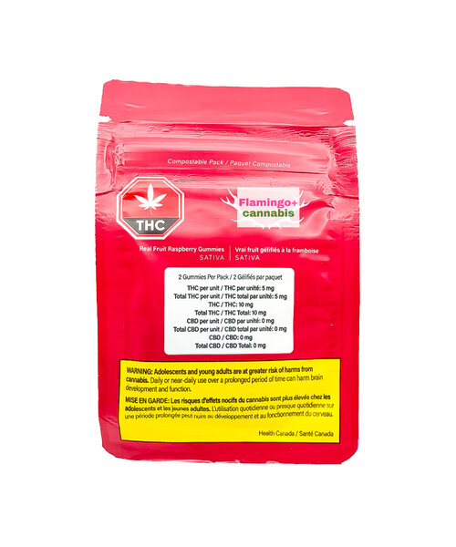 WYLD Raspberry THC Sativa Gummies 2X5MG